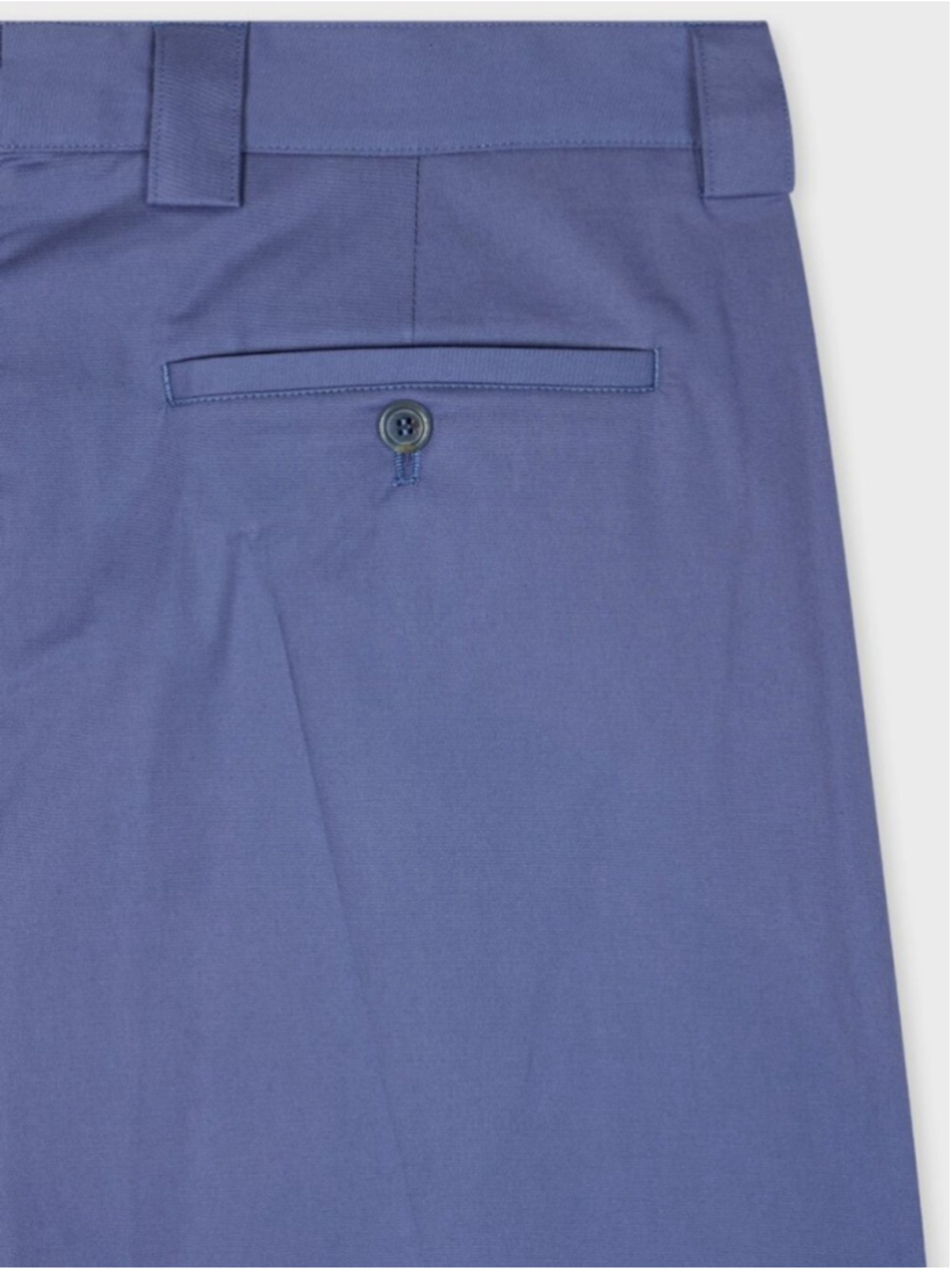 Paul Smith | Organic Blue Stretch-Cotton Twill Pleated Trousers In Blue - Picture 16 of 16